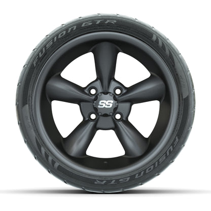 Set of (4) 14 in GTW Godfather Wheels with 205/40-R14 Fusion GTR Street Tires