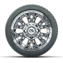 GTW® Stellar Chrome 12 in Wheels with 205/30-12 Fusion Street Tires - Full Set