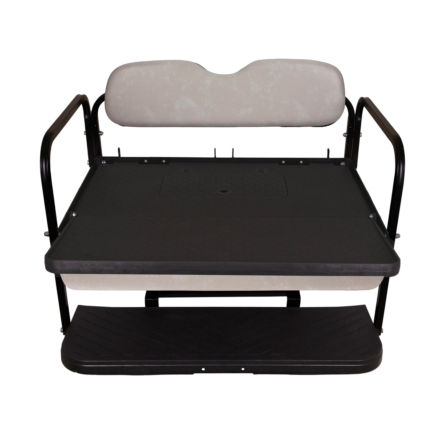 GTW MACH3 Rear Flip Seat for EZGO RXV - Stone Beige (Years 2008-Up)