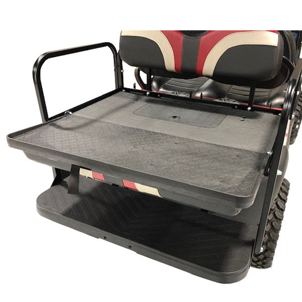 GTW® MACH3 Rear Flip Seat Yamaha G-Series (Models G19/G22) - Black