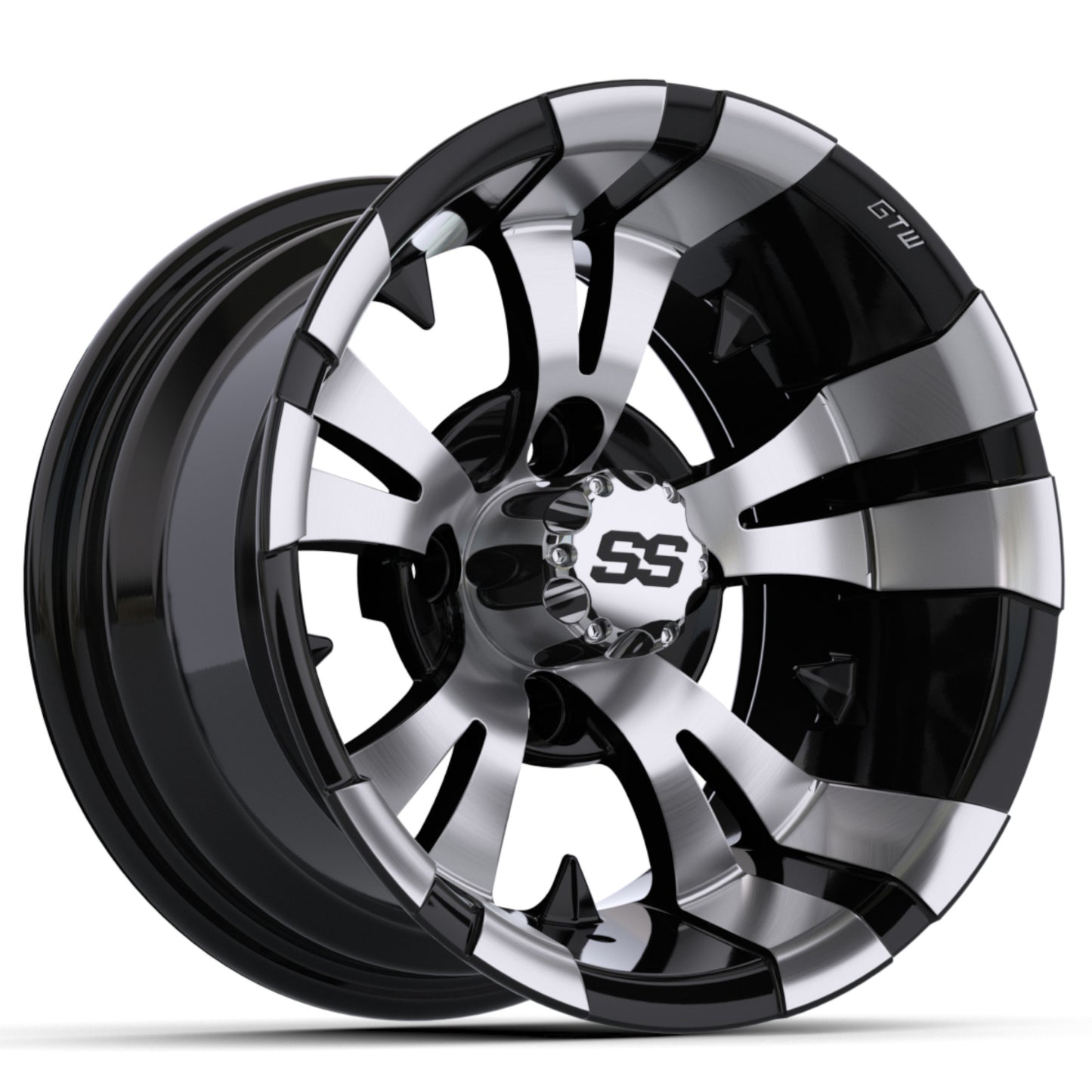 12″ GTW® Vampire Black with Machined Accents Wheel