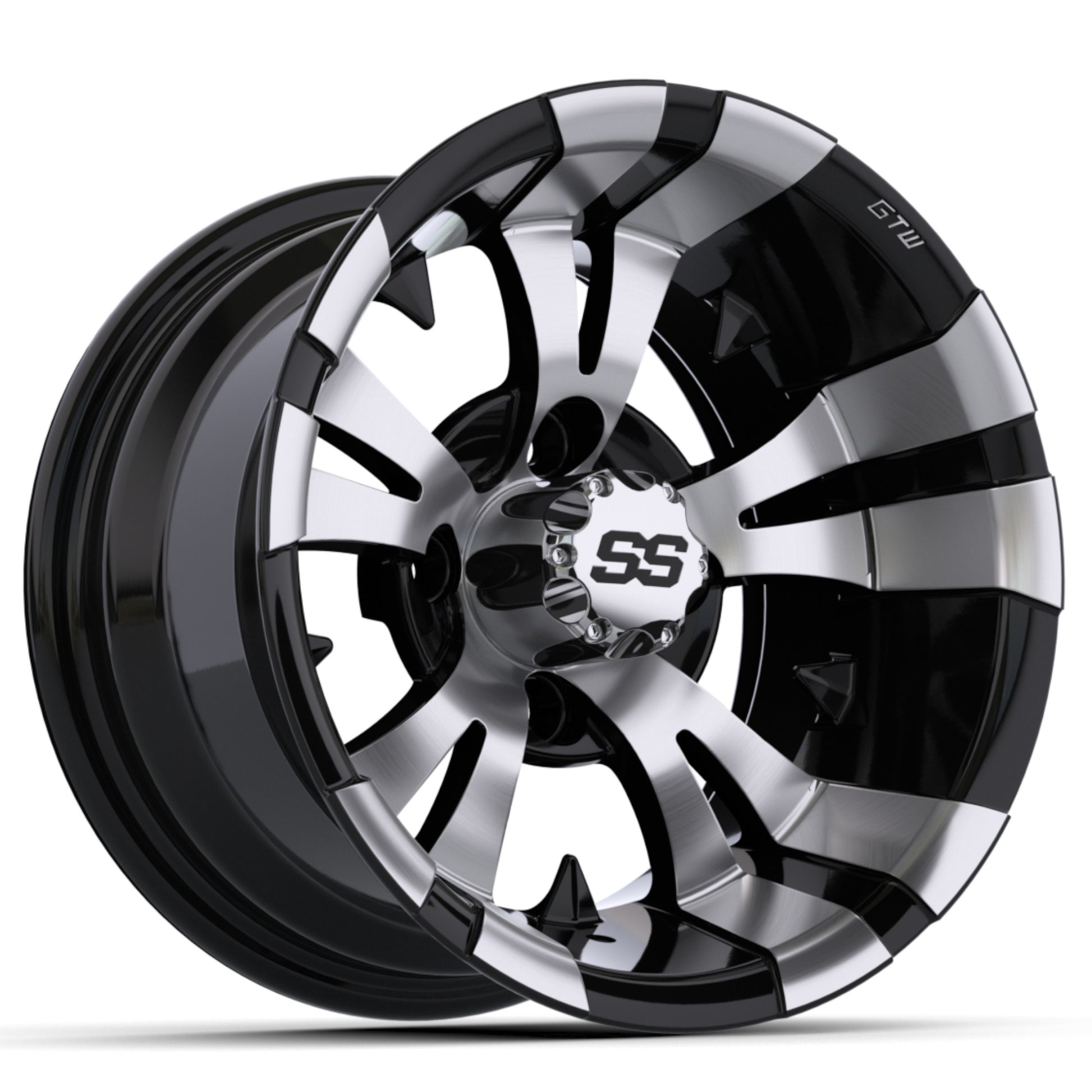 12″ GTW® Vampire Black with Machined Accents Wheel