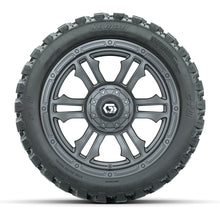 GTW® Shogun Gunmetal 14 in Wheels with 23X10-R14 Nomad Steel Belt Radial All-Terrain Tires - Full Set
