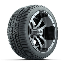 GTW Storm Trooper Black and Machined 12 in Wheels with 18in Fusion Street Tires – Set of 4
