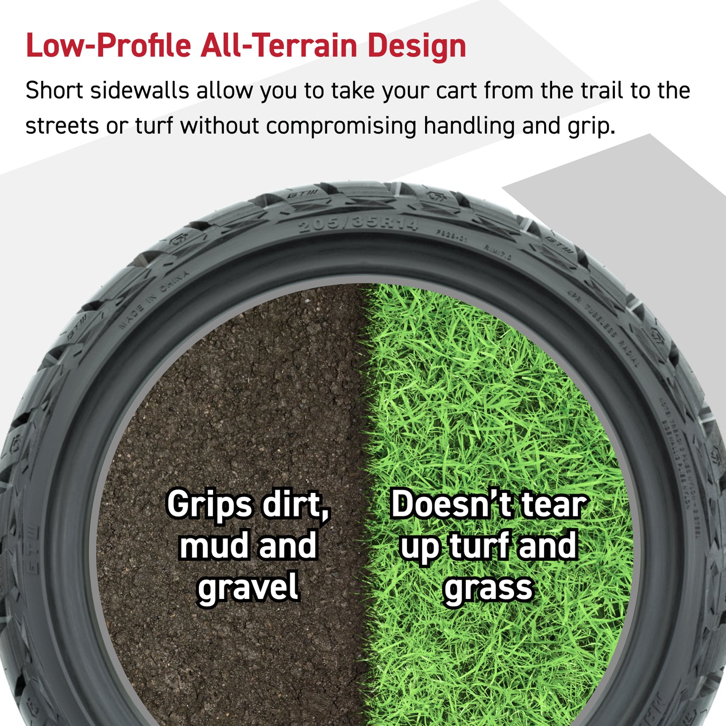 GTW Maverick Radial A/T Tire - 215/40-R12
