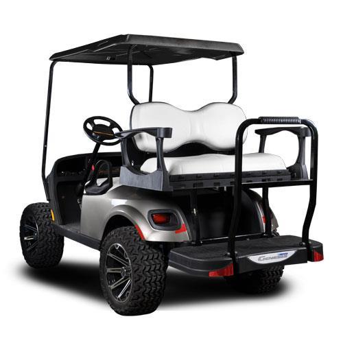 EZGO TXT MadJax® Genesis 300 Rear Seat with Deluxe White Seat Cushions (Years 1994.5-Up)