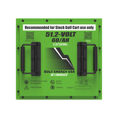 Bolt Energy Yamaha G29, Drive, Drive2, 51V 60AH Standard Battery Kit