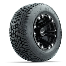 GTW Specter Matte Black 10 in Wheels with 205/50-10 Mamba Street Tires – Full Set