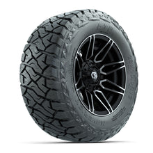 GTW Stealth Black/Machined 12 in Wheels with 23x10.00-R12 Maverick All-Terrain Tires – Full Set