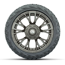 GTW Vandal Satin Bronze/Machined 14 in Wheels with 23x10.00-R14 Maverick All-Terrain Tires – Full Set