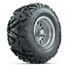 GTW Medusa Silver/Machined 10 in Wheels with 20x10-10 Barrage Mud Tires – Full Set