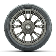 GTW® Vandal Bronze/Machined 14 in Wheels with 225/40-R14 Fusion GTR Steel Belt Radial Street Tires – Full Set
