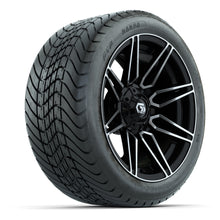 GTW Stealth Black/Machined 14 in Wheels with 225/30-14 Mamba Street Tires – Full Set