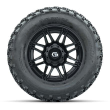 GTW® Stealth Gloss Black 12 in Wheels with 23X10.00-12 Rogue All-Terrain Tires – Full Set