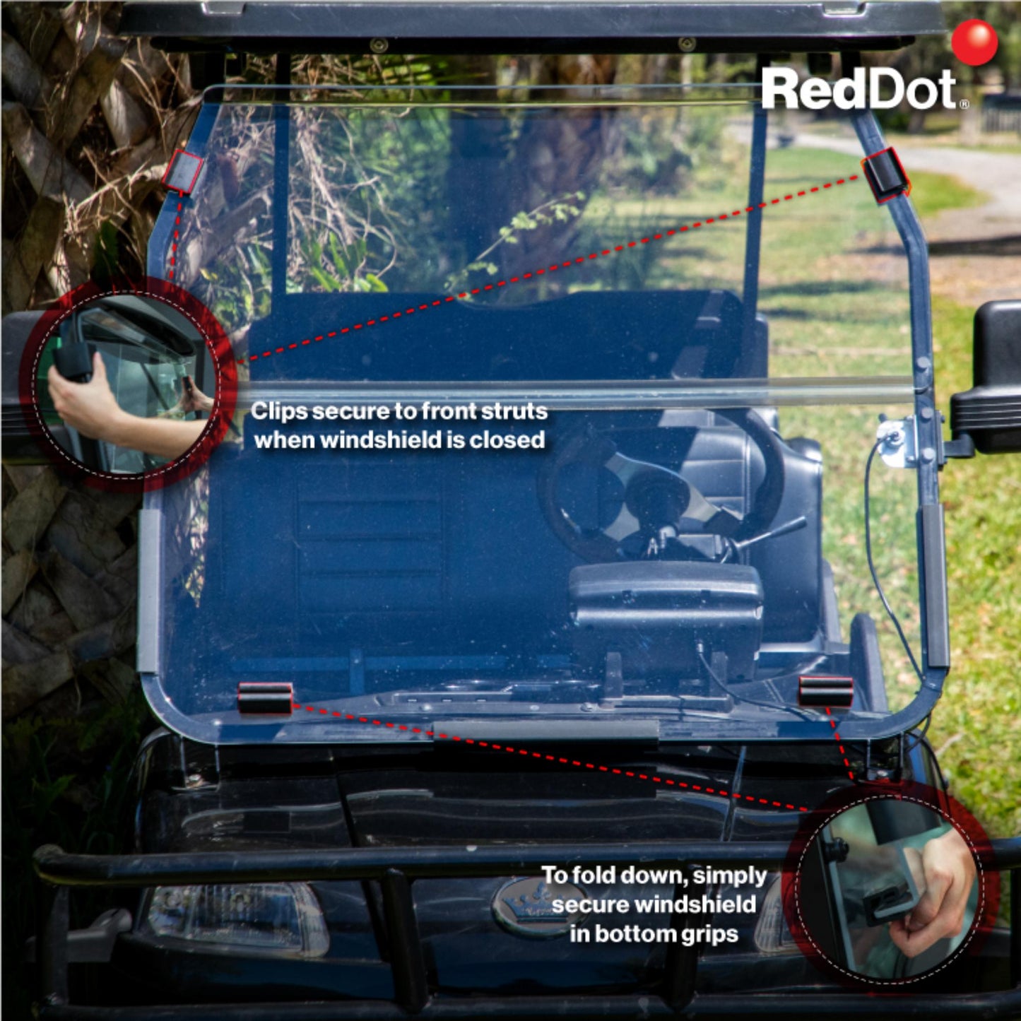 RedDot Evolution Classic & Forester Tinted Folding Windshield