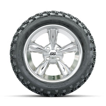 GTW Godfather Chrome 14 in Wheels with 23x10.00-14 Rogue All Terrain Tires - Full Set