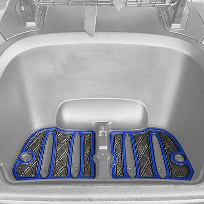 Xtreme Bag Well Mats for Yamaha Drive2 - Black/Blue