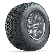 GTW Godfather Chrome 10 in Wheels with 20x10-10 S-Pattern Terra Pro Street Tires – Full Set