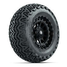 GTW® Barricade Gloss Black 14 in Wheels with 23x10-14 Predator All-Terrain Tires – Full Set