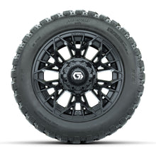 GTW® Stellar Black 12 in Wheels with 20X10-12 Nomad Steel Belt Radial All-Terrain Tires - Full Set