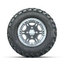 GTW Spyder Silver 10 in Wheels with 20x10.00-10 Rogue All Terrain Tires – Full Set