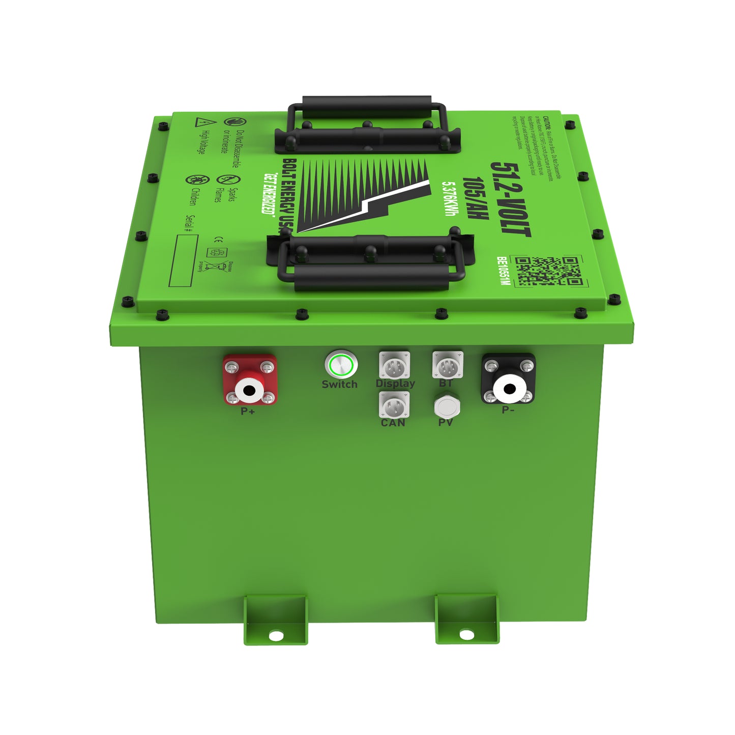 Bolt Energy Yamaha G19-G22, 51V 105AH Square Professional Battery Kit