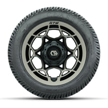 GTW® Nexus Black/Bronze 12 in Wheels with 215/40-12 Excel Classic Street Tires – Full Set