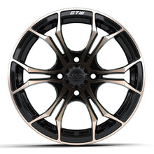 14'' GTW® Spyder Matte Black with Bronze Accents Wheel