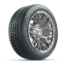 GTW® Stellar Chrome 14 in Wheels with 205/30-R14 Fusion Street Tires – Full Set