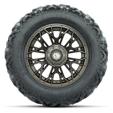 GTW Stellar Matte Bronze 14 in Wheels with 25x10-14 Barrage Mud Tires – Full Set