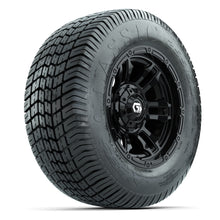 GTW® Shogun Gloss Black 12 in Wheels with 255/50-12 Excel Classic Street Tires – Full Set