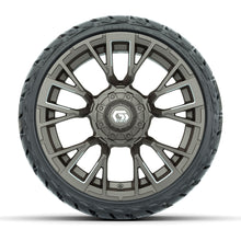 GTW Vandal Satin Bronze/Machined 14 in Wheels with 205/35-R14 Maverick Low-Profile All-Terrain Tires – Full Set