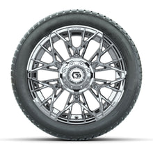 GTW® Stellar Chrome 14 in Wheels with 205/30-R14 Fusion Street Tires – Full Set