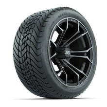 GTW Spyder Matte Grey 14 in Wheels with 225/30-14 Mamba Street Tires – Full Set