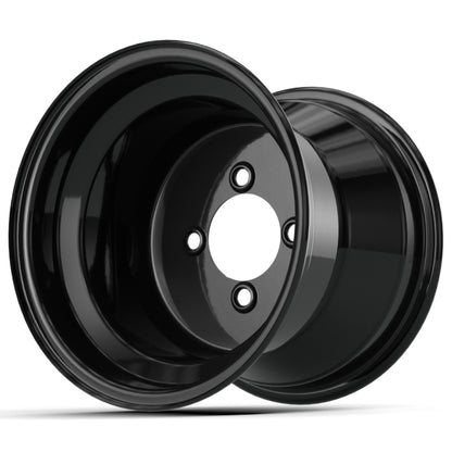 10'' Matte Black Steel Wheel (3:5 Offset)