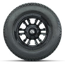 GTW® Shogun Gloss Black 12 in Wheels with 255/50-12 Excel Classic Street Tires – Full Set