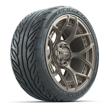 Set of (4) 15" MadJax® Flow Form Evolution Matte Bronze Wheels with GTW® Fusion GTR Street Tires