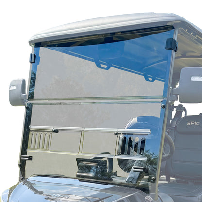 RedDot Tinted Vented Folding Windshield for Epic E40FX with 4-Forward Facing Seats