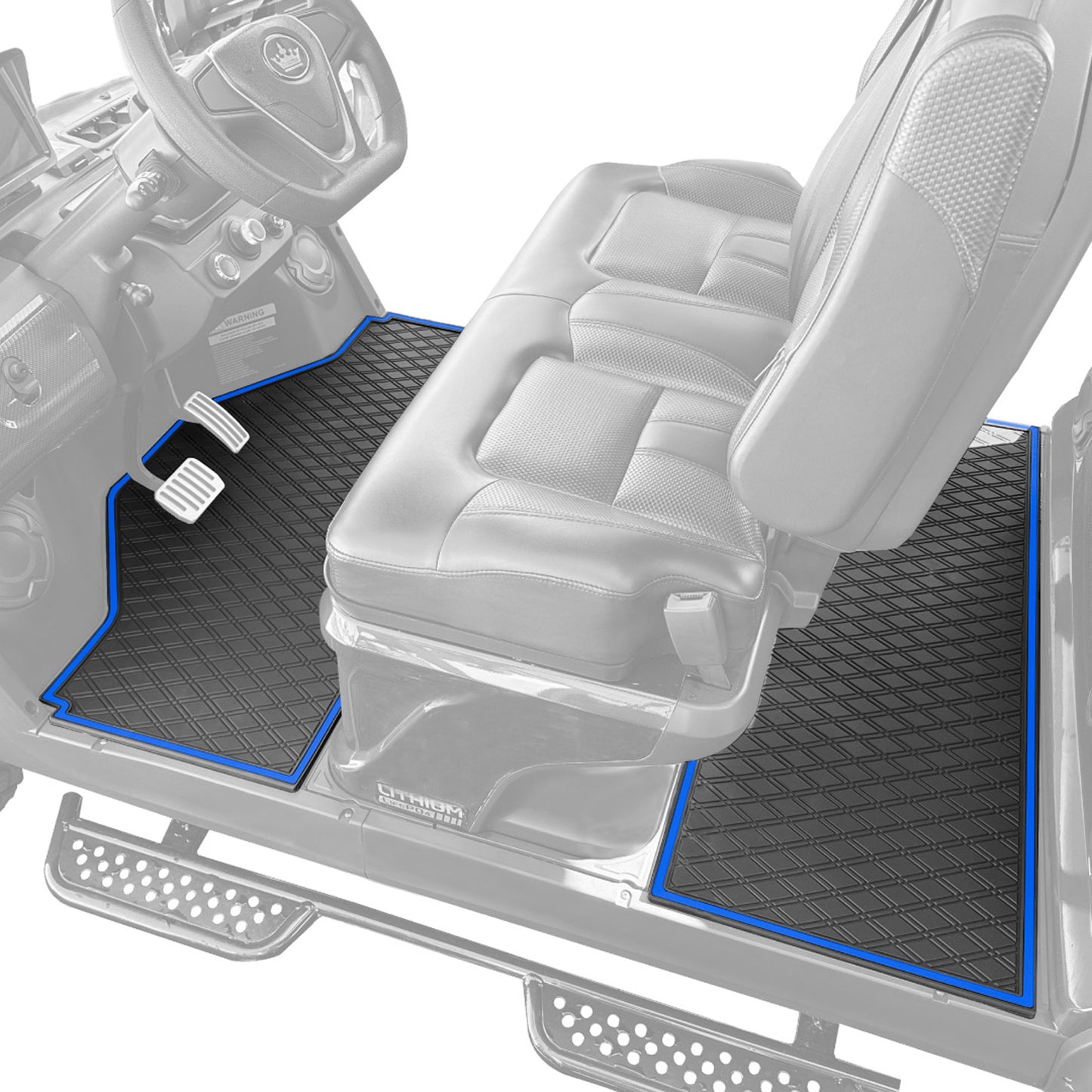 Xtreme Middle Floor Mat for Evolution D5 Ranger & Maverick – Black/Blue
