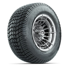 GTW® Boost Chrome 12 in Wheels with 255/50-12 Excel Classic Street Tires – Full Set