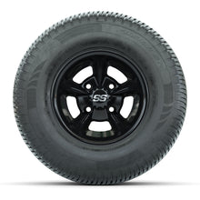 GTW Godfather Black 10 in Wheels with 205/65-R10 Fusion S/R Steel Belt Radial Street Tires – Full Set