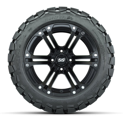Set of (4) 14 in GTW Specter Wheels with 22x10-14 GTW Timberwolf All-Terrain Tires