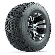 GTW Vampire Black/Machined 10 in Wheels with 20x10-10 S-Pattern Terra Pro Street Tires – Full Set