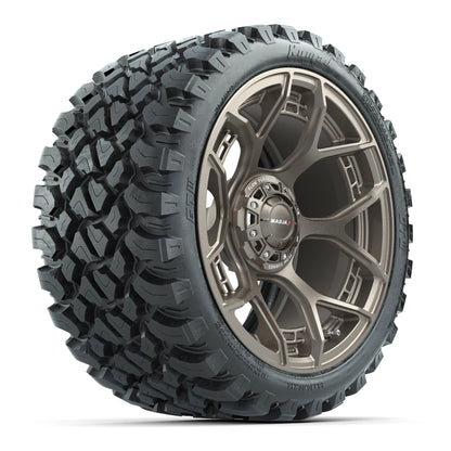 MadJax® Flow Form Evolution Matte Bronze 15in Wheels with GTW® 23x10-R15 Nomad Off Road Tires - Full Set