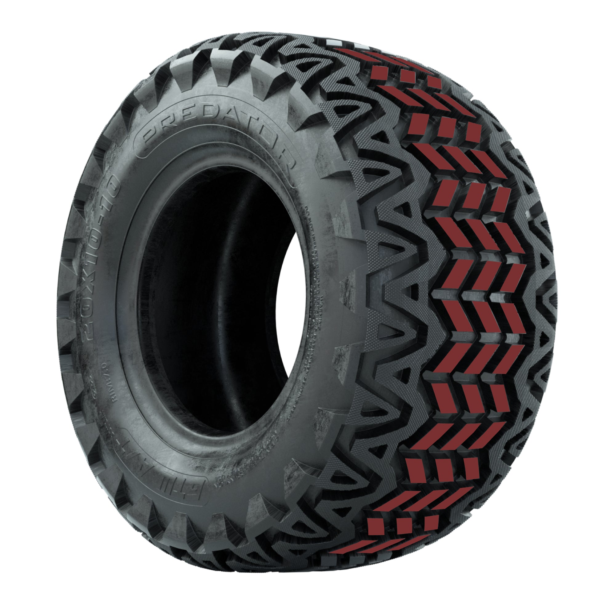 Set of (4) 14 in GTW Vortex Wheels with 23x10-14 GTW Predator All-Terrain Tires