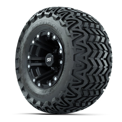 Specter Matte Black Wheels and A-T Tires - 10 Inch