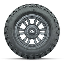 GTW® Shogun Gunmetal 12 in Wheels with 22x10-12 Timberwolf All-Terrain Tires - Full Set