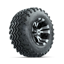 GTW Vampire Machined/Black 10 in Wheels with 20x10.00-10 Rogue All Terrain Tires – Full Set