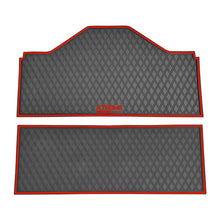 Xtreme Front & Middle Floor Mats for Evolution D5 Ranger & Maverick – Black/Red