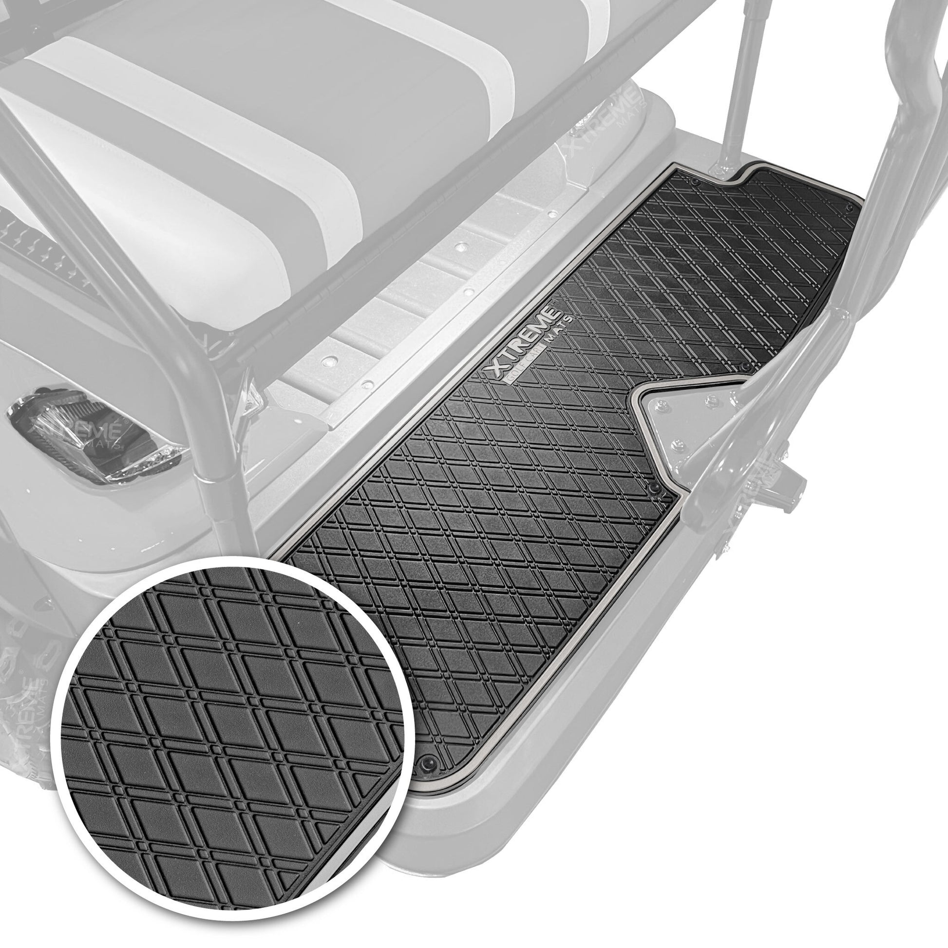 Xtreme Rear Floor Mat for ICON I40, i60 Rear Seats - Black/Gray